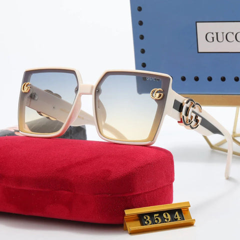 5-color fashion polarized sunglasses with letter temples