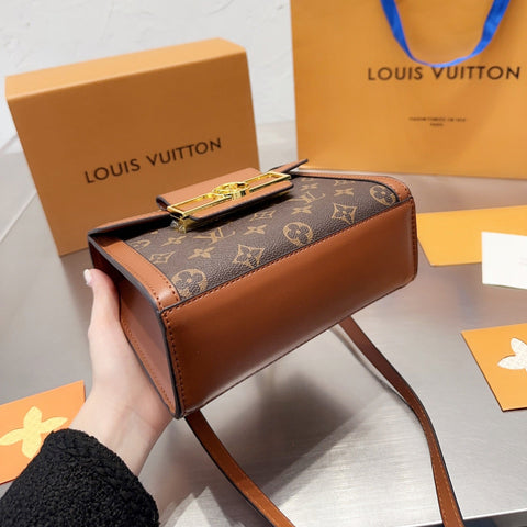 New Classic Leather Handbag Messenger Bag