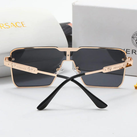 5 color fashion letter label square inner frame polarizing sunglasses