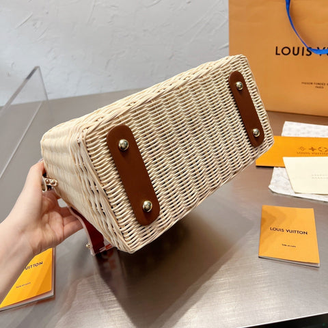 Sun Woven Tote Beach Bag