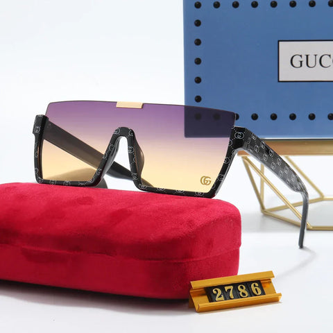 5 Colors One Piece  Printed Polarized Sunglasses