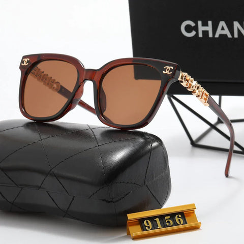 7-color fashion  hollow letter sunglasses