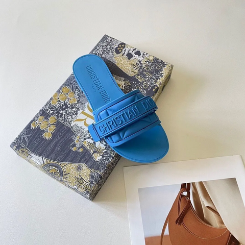 Solid Color Velcro Slippers