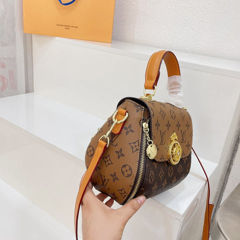 Monogram Metal Crown Tote Bag