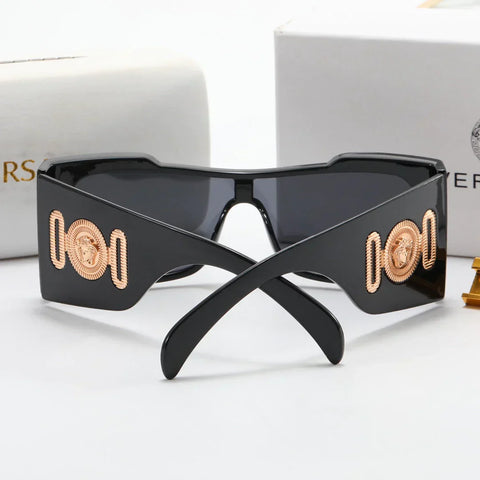 5-color fashion letter temple sunglasses polarized glasses