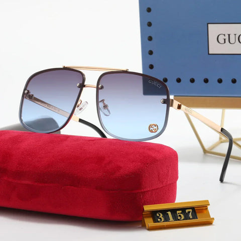 5 color fashion printing oval polarized sunglasses