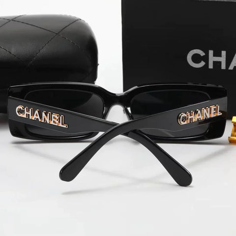 4-color fashion square frame polarized sunglasses