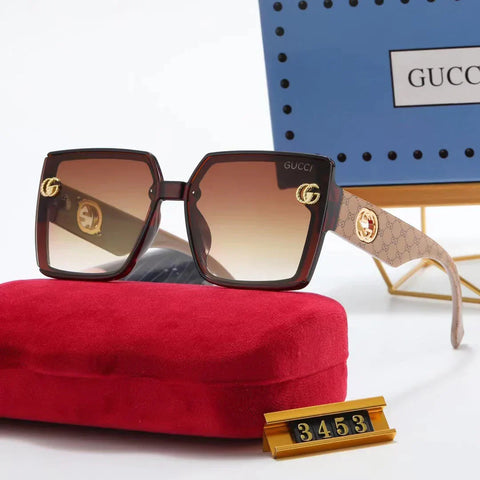 5-color fashion double graffiti printing sunglasses