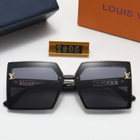 7 color fashion printing square polarized sunglasses
