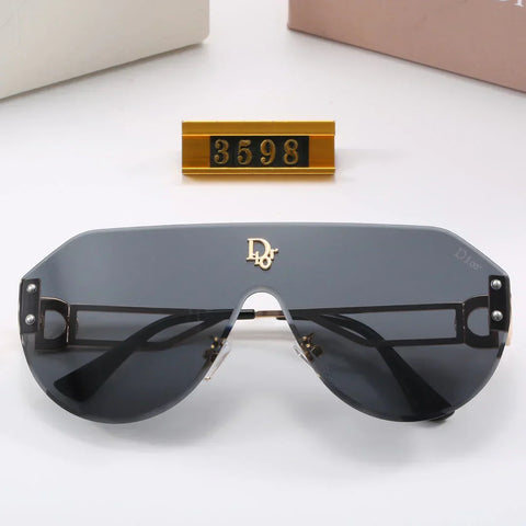 6-color fashion hollow temple sunglasses