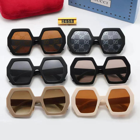 6-color fashion  rhombus frame sunglasses polarizer