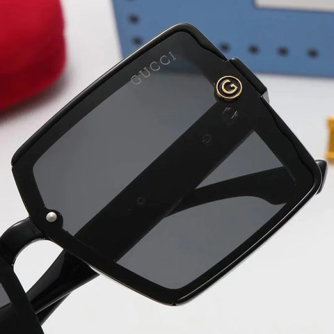 6-color fashion  letter temple sunglasses polarized glasses