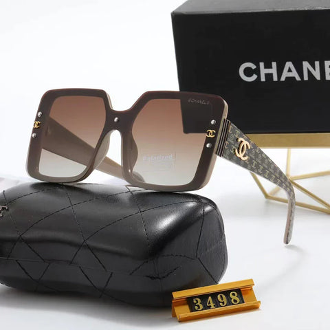 8-color stripe printing temple polarized sunglasses