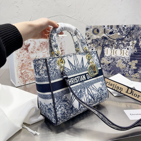 Lady D-Lite Embroidered Bag