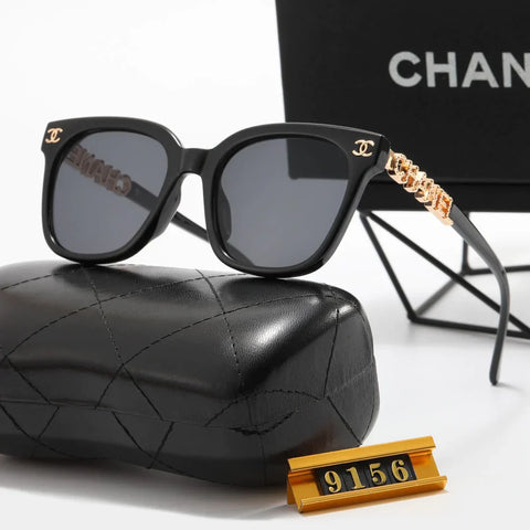7-color fashion  hollow letter sunglasses