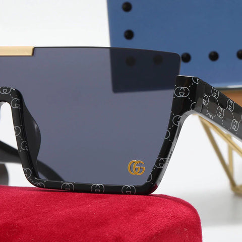 5 Colors One Piece  Printed Polarized Sunglasses