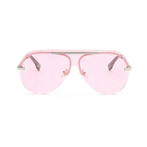 4 Colors Watermark Conjoined Frameless Lens Sunglasses