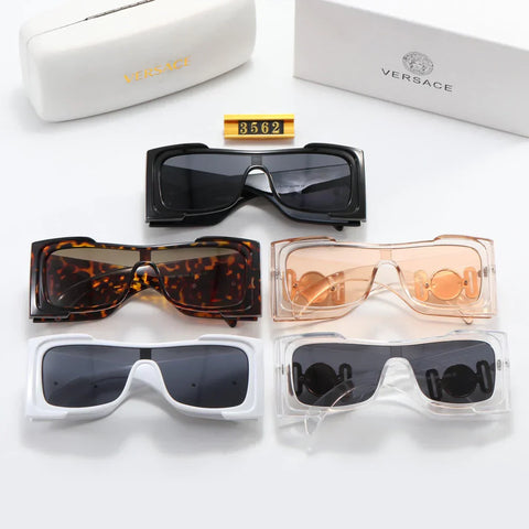 5-color fashion letter temple sunglasses polarized glasses