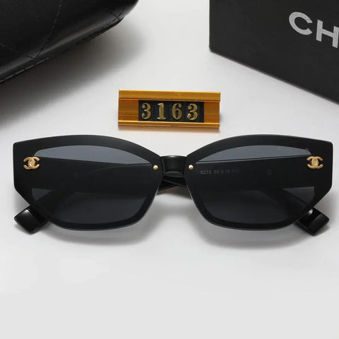 4 color fashion  inlaid letter polarized sunglasses