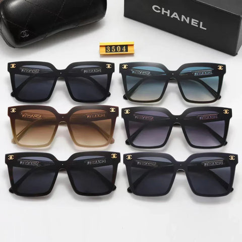 6-color fashion temple polarized sunglasses