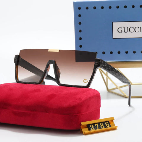 5 Colors One Piece  Printed Polarized Sunglasses