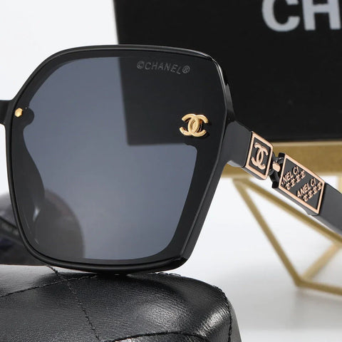 5-Color Fashion Printed Letter Polarized Sunglasses