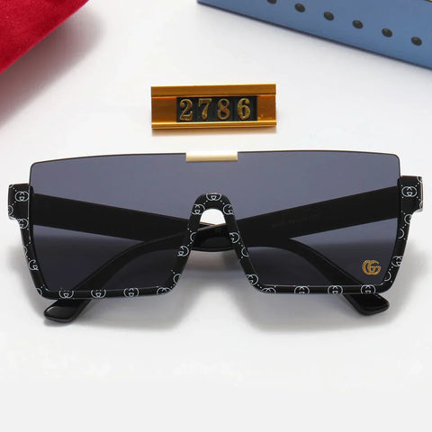 5 Colors One Piece  Printed Polarized Sunglasses