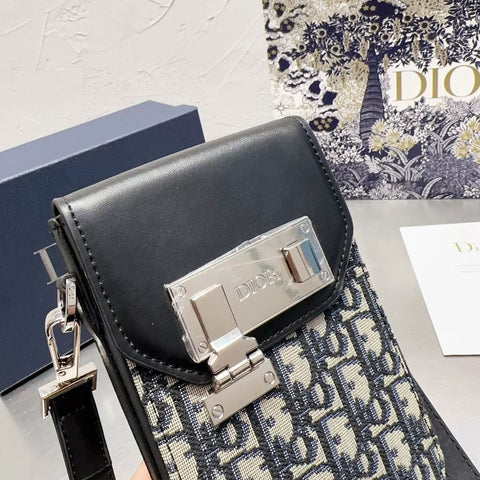Monogram Jacquard Crossbody Phone Bag