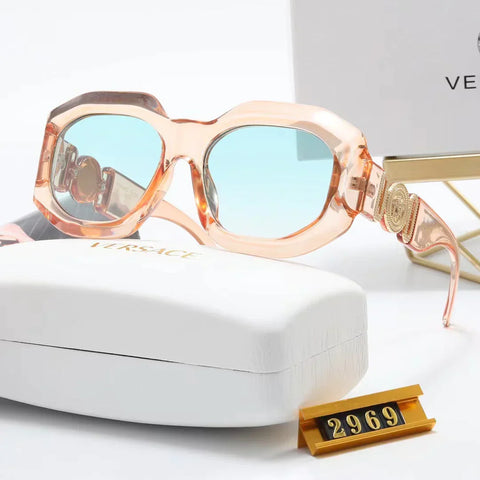 9-color fashion lion head polarized sunglasses