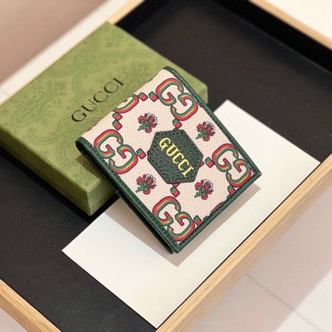 Green Monogram Leather Wallet