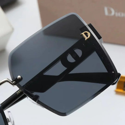 6-color fashion strip hollow temple polarized sunglasses