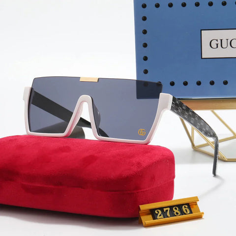 5 Colors One Piece  Printed Polarized Sunglasses