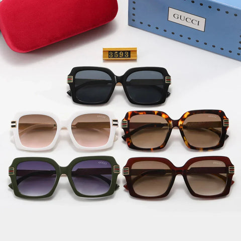 5-color fashion printing stripe polarized sunglasses with temples