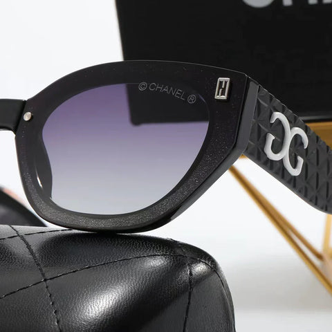 4-color fashion triangle rhombus temple polarized sunglasses