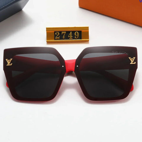 6 Colors Fashion Four Leaf Clover Print Leg Polarized Sunglasses