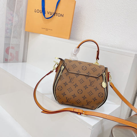 Monogram Metal Crown Tote Bag