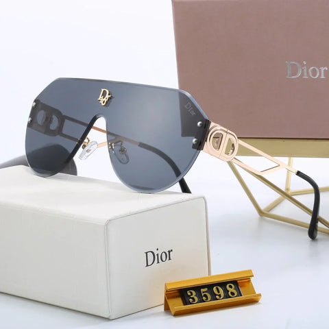 6-color fashion hollow temple sunglasses