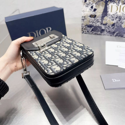 Monogram Jacquard Crossbody Phone Bag
