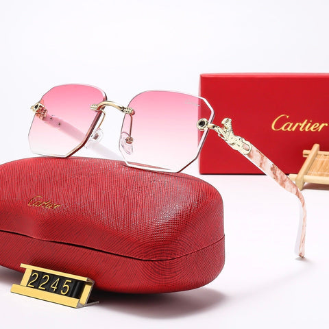 Classic rimless design sunglasses 2245