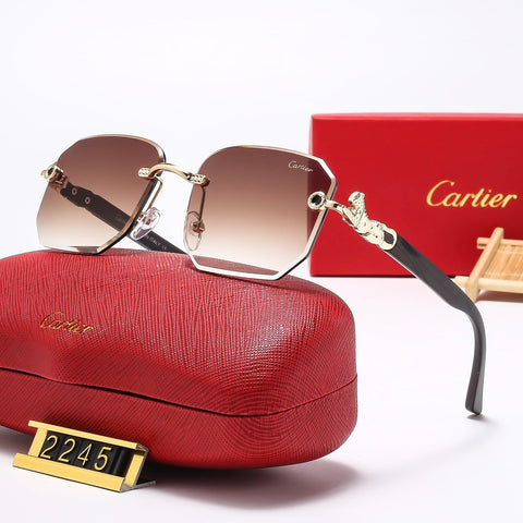 Classic rimless design sunglasses 2245