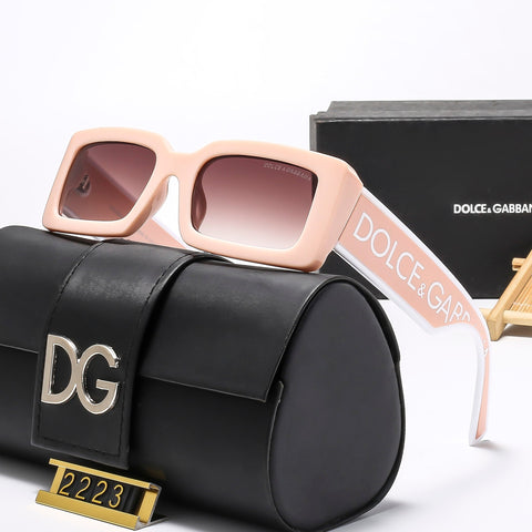 5 colors trendy square sunglasses 2223