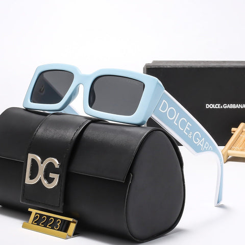 5 colors trendy square sunglasses 2223