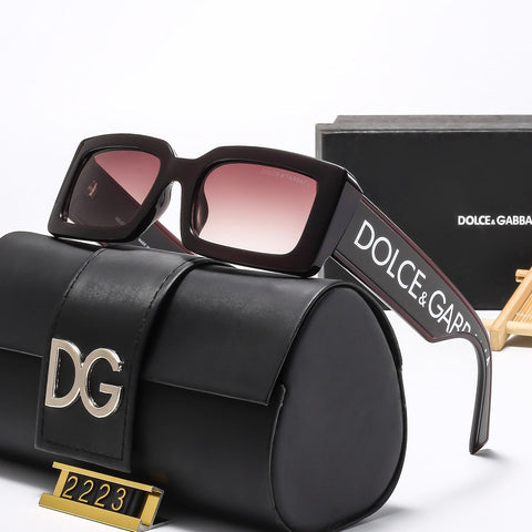 5 colors trendy square sunglasses 2223