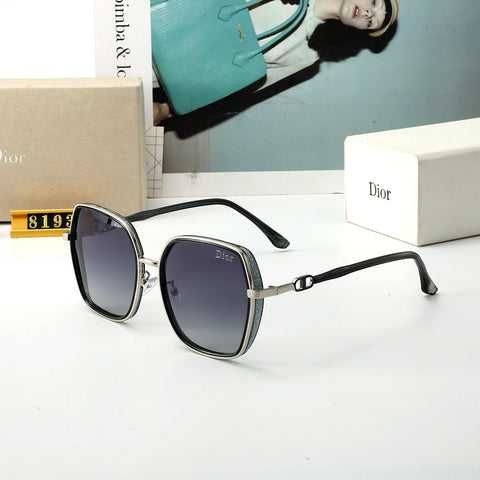 5 colors flat light thin frame sunglasses 8193