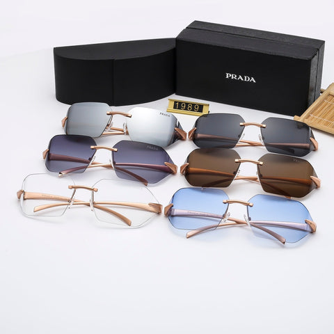 6 Colors Simple Trendy Sunglasses 1989