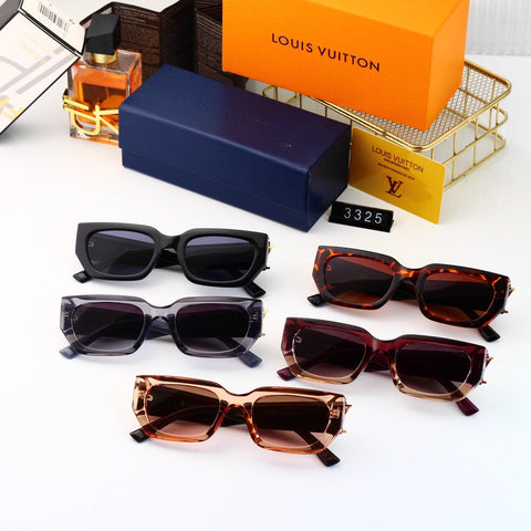 5-color plain lens sunglasses  3325