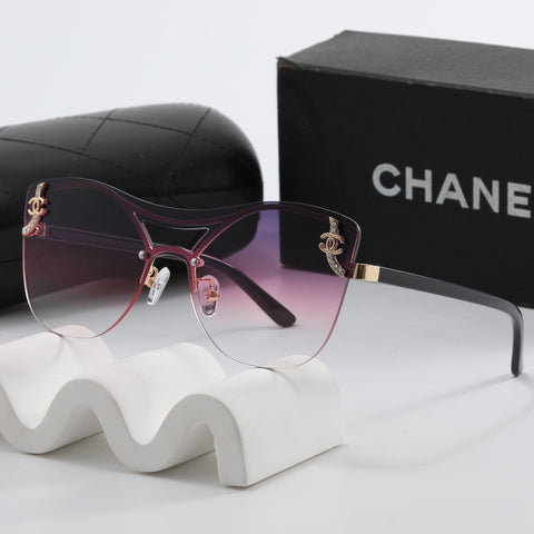 6-color gradient frameless sunglasses 5058