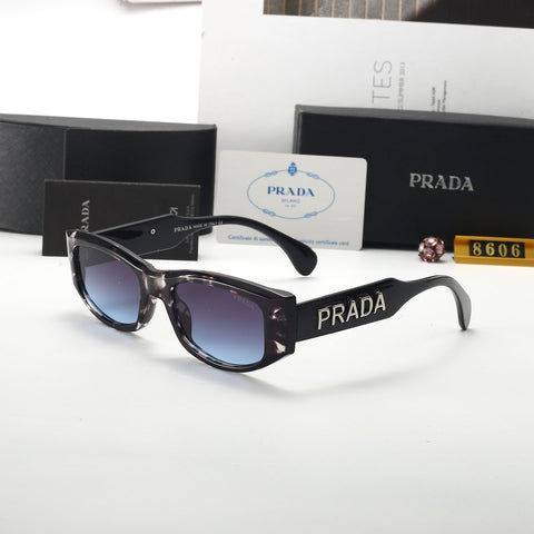 5 colors thin frame sunglasses  8606