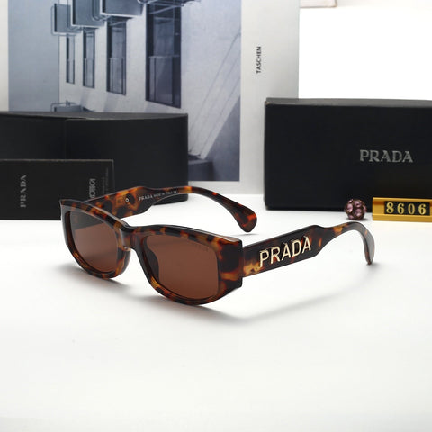 5 colors thin frame sunglasses  8606