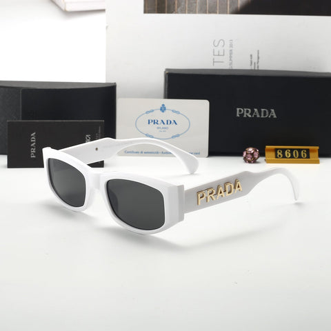 5 colors thin frame sunglasses  8606